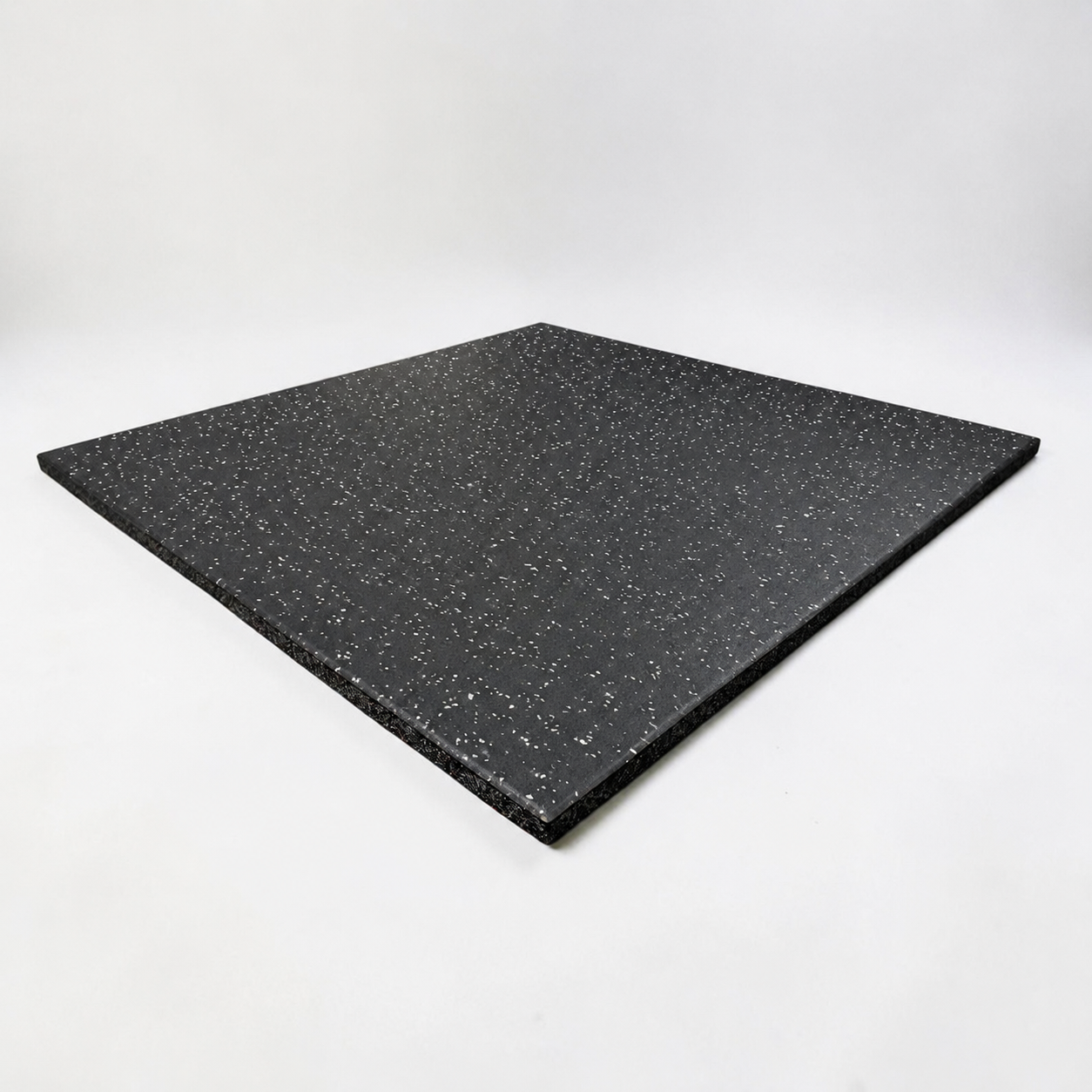 Black with White Fleck | Luxe Series Gym Flooring | 15mm | 20mm