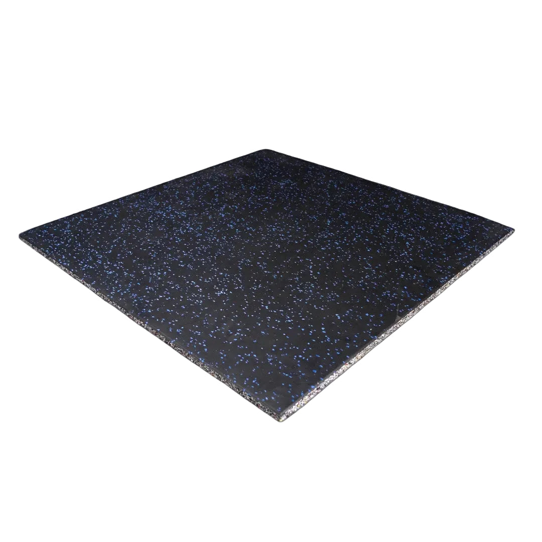 Black with Blue Fleck | Luxe Series Gym Flooring | 15mm | 20mm