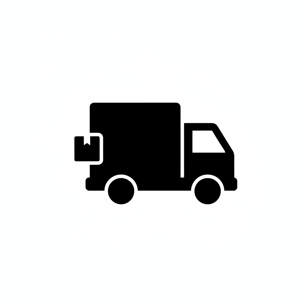 shipping icon black